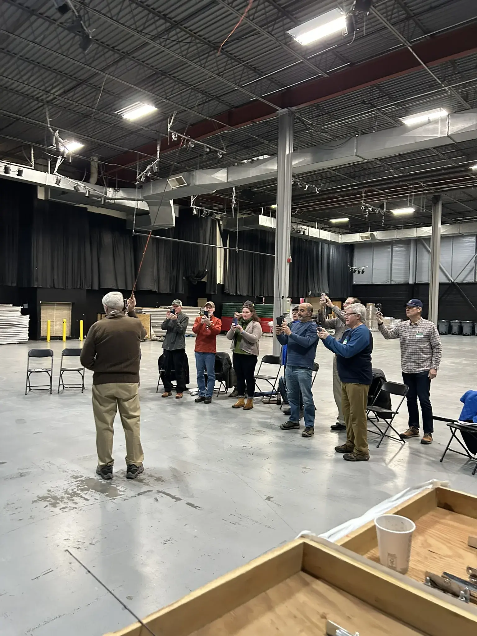 Indoor casting clinic