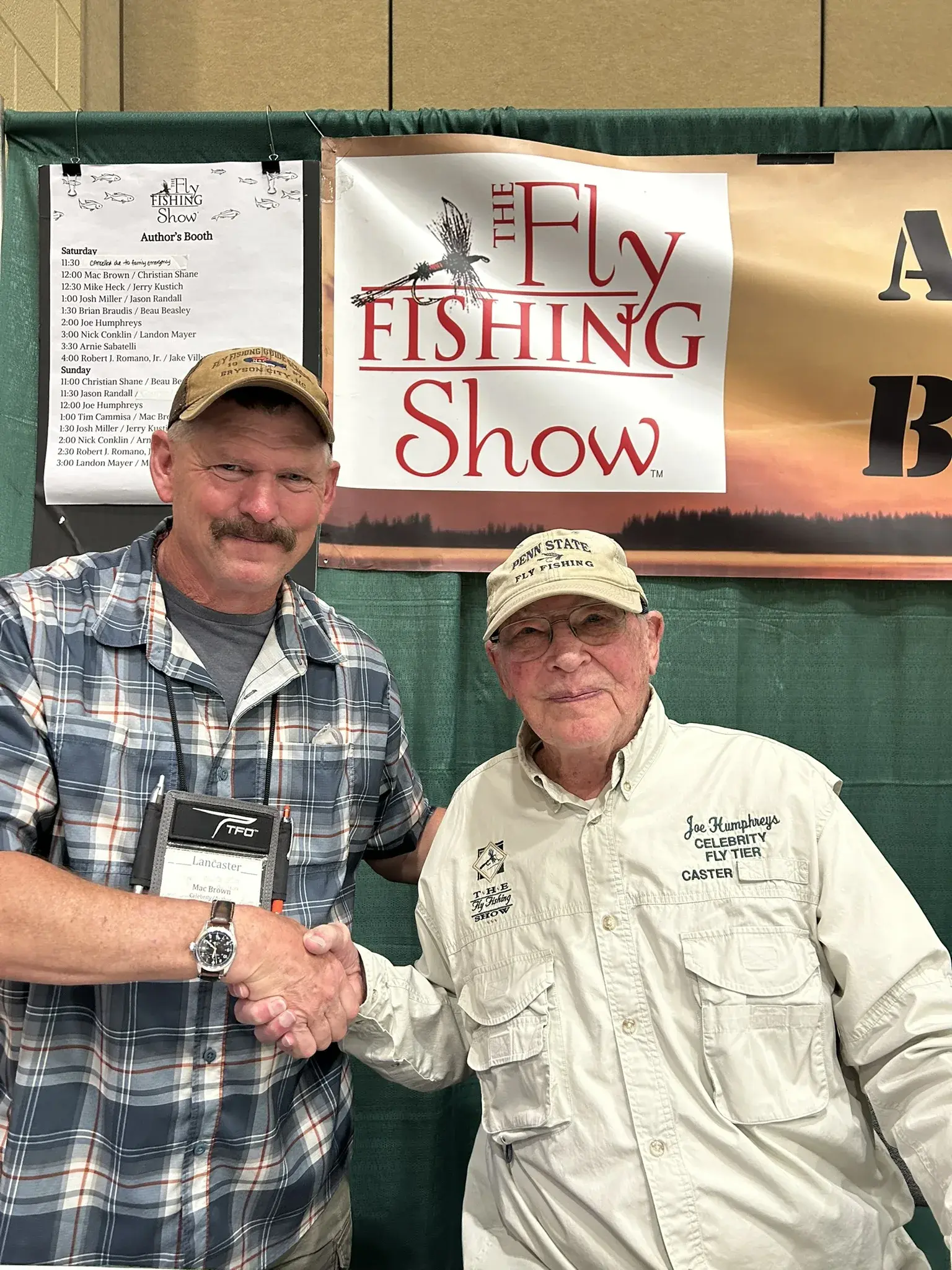Mac Brown at The Fly Fishing Show