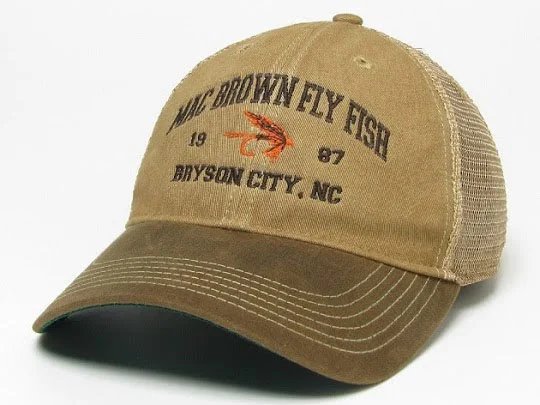 Mac Brown Fly Fish Trucker Hat