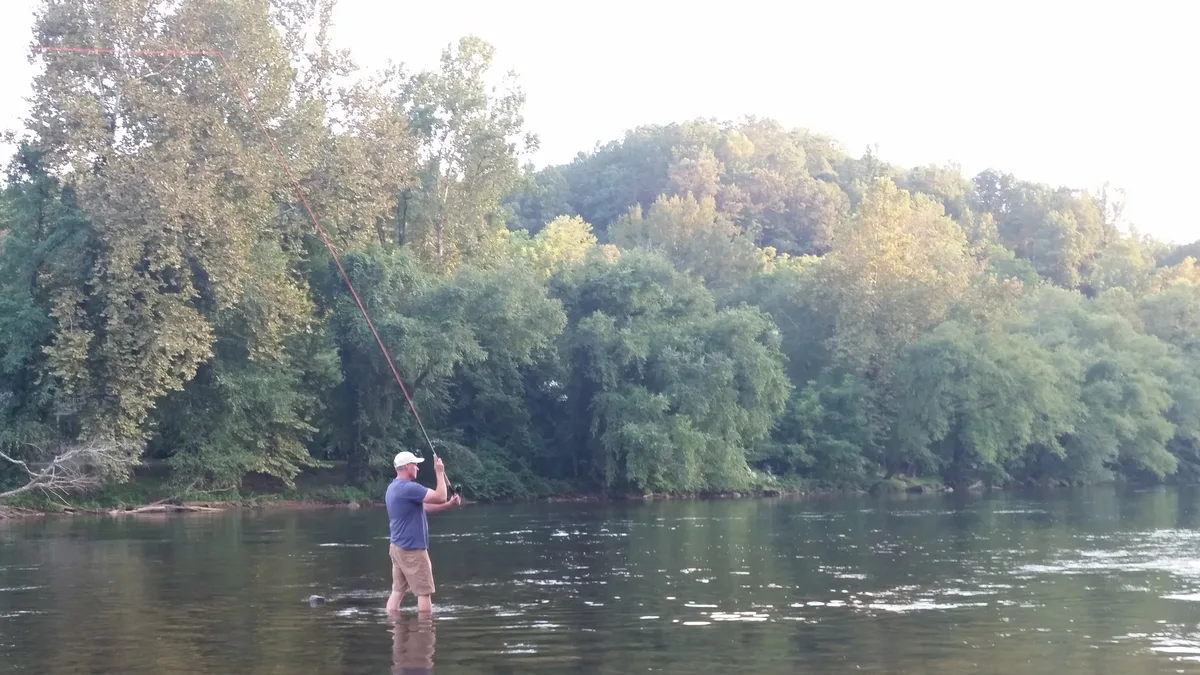 Spey casting on the Tuckasegee River — Mac Brown Fly Fish advanced casting schools for destination anglers