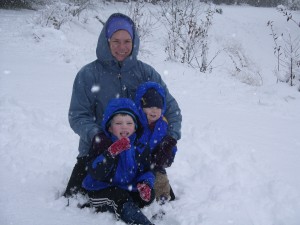 winter-time-fly-tying-break-snow-fall-bryson-city-nc