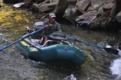 Guided Fly Fishing Wade and Float Trips for Nantahala river trout