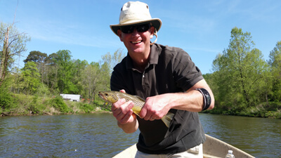 Mac Brown Fly Fish Custom Trucker Hats-Smokies town of Bryson City NC